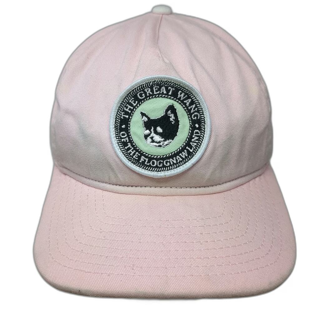 New Era 5 Panel Pink Hat Camp Flog Gnaw Great Wang Kill Cat Snapback Flat Brim